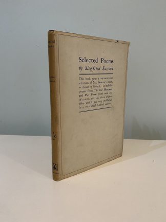 SASSOON, Siegfried - Selected Poems