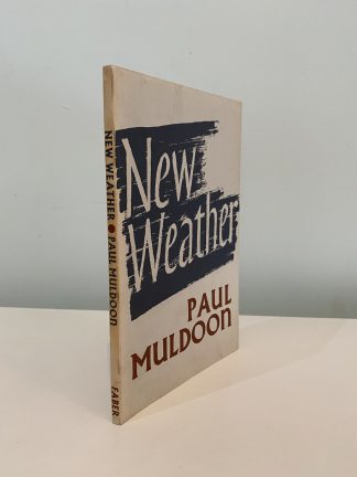 MULDOON, Paul - New Weather SIGNED