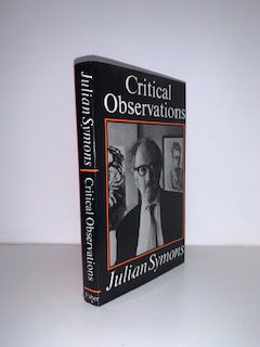 SYMONS, Julian - Critical Observations