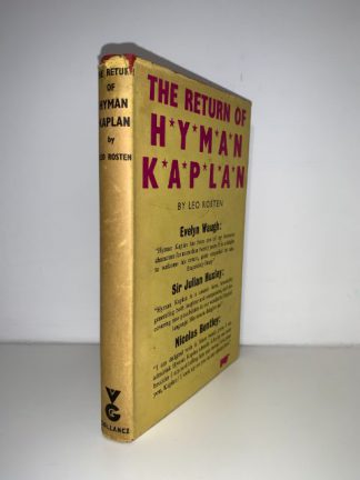 ROSTEN, Leo - The Return Of Hyman Kaplan