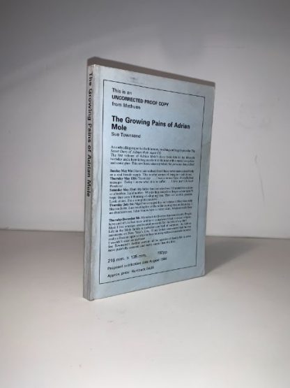 TOWNSEND, Sue - The Growing Pains Of Adrian Mole