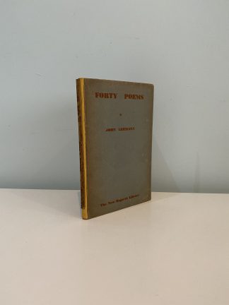 LEHMANN, John - Forty Poems