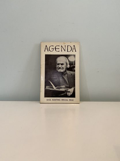BUNTING, Basil - Agenda Special Issue Vol 16 No 1