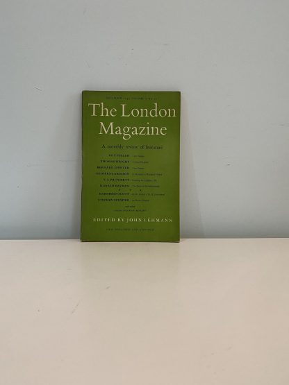 LEHMANN, John - The London Magazine Volume 2 No 12