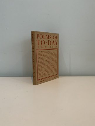 VARIOUS, Anthology - Poems of To-Day First Series