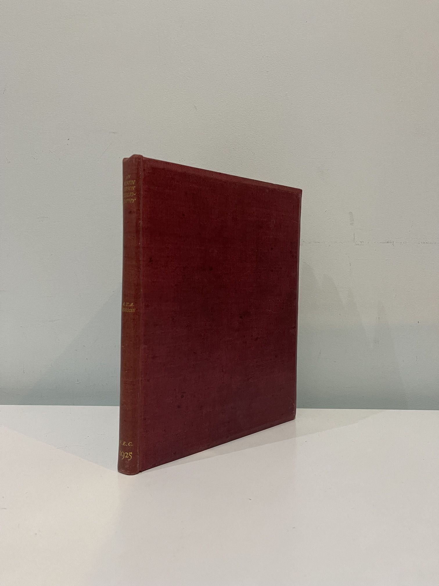 IMG_4213 DOBSON, Austin - A Bibliography of the First Editions Of Published And Privately Printed Books And Pamphlets By Alan Dobson