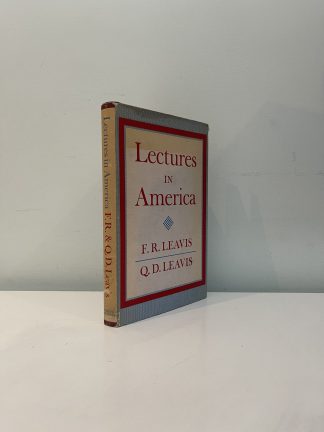 LEAVIS, F. R. & Q. D. Leavis - Lectures In America