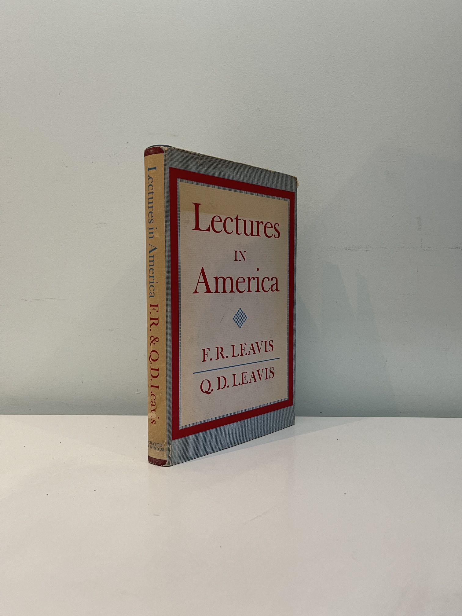 IMG_9047 LEAVIS, F. R. & Q. D. Leavis - Lectures In America